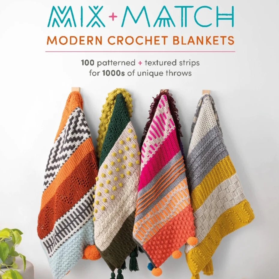 MIX & MATCH MODERN CROCHET BLANKETS, Esme Crick - carte cu modele de croșetat